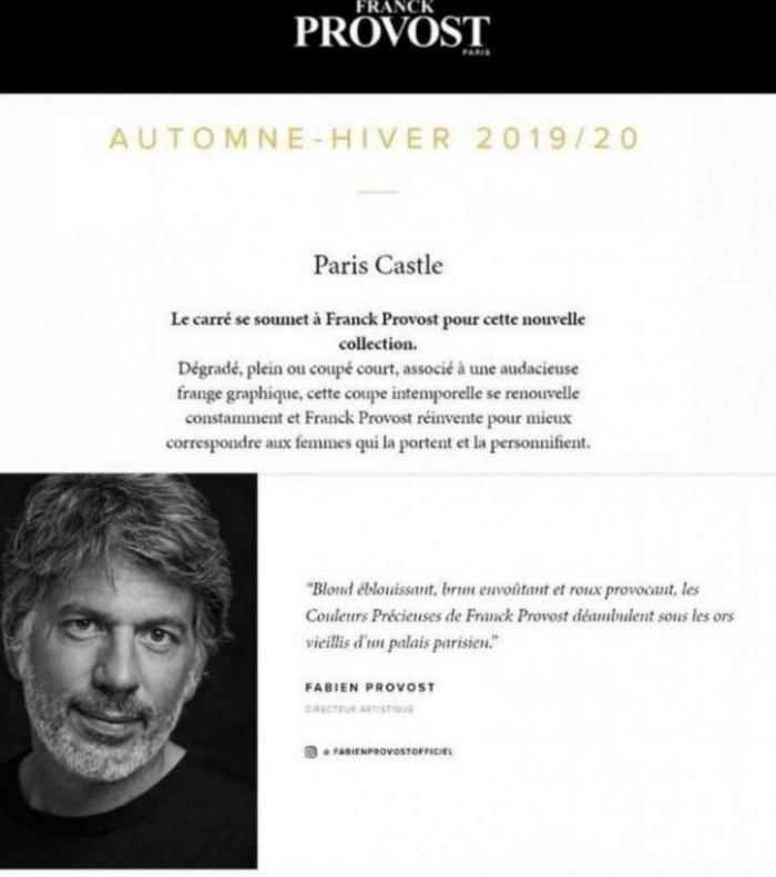 Automne - Hiver 2019/20 . Franck Provost (2020-03-23-2020-03-23)