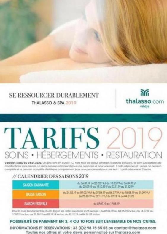 Tarifs Longs Sejours 2019 . thalasso.com (2020-01-06-2020-01-06)