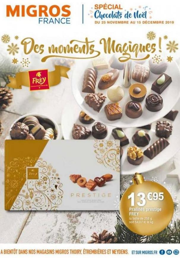 SPÉCIAL Chocolats de Noël . Migros (2019-12-15-2019-12-15)