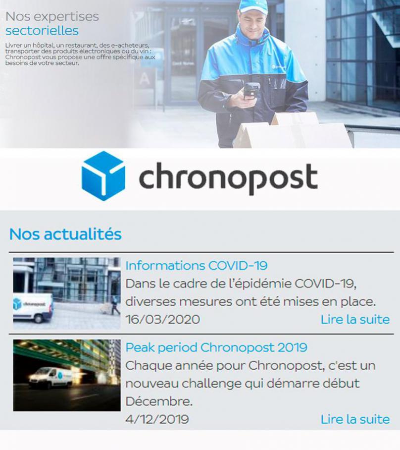 Catalogue Chronopost . Chronopost (2020-05-18-2020-05-18)