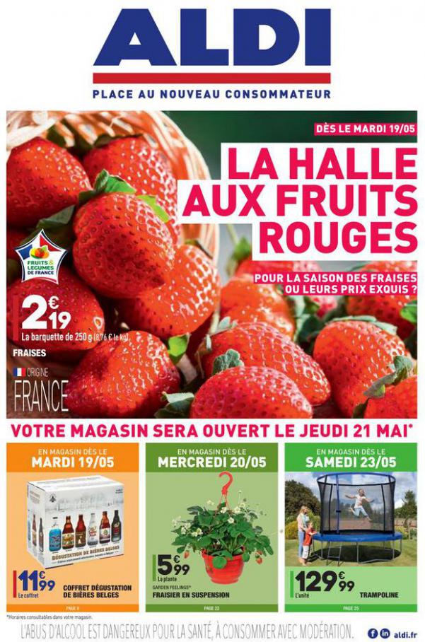 La halle aux FRUITS ROUGES ! . Aldi (2020-05-25-2020-05-25)