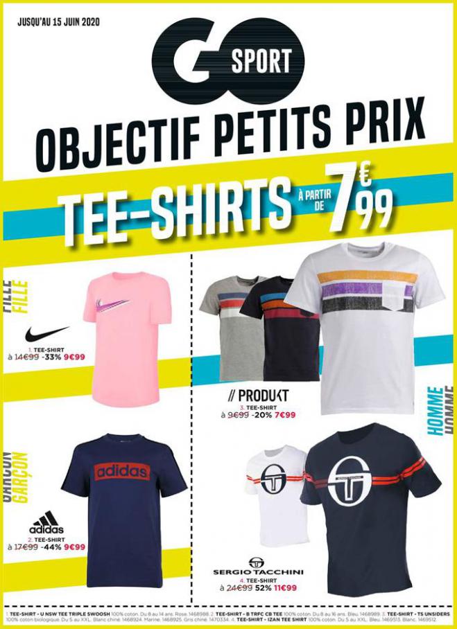 23 semaine (week). [03/6/2020-15/6/2020] Objectif petits prix . GO Sport