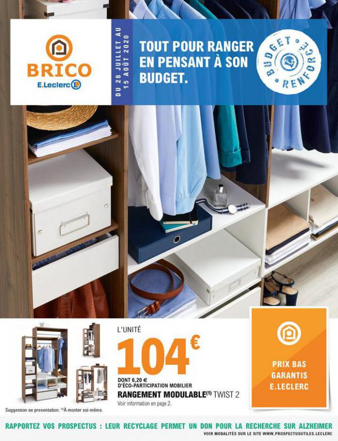 Catalogue E.Leclerc Brico . E.Leclerc Brico (2020-08-15-2020-08-15)