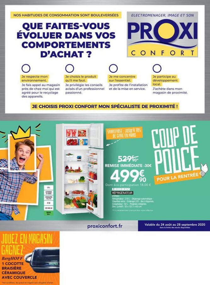 Offres Proxi Confort . Proxi Confort (2020-09-28-2020-09-28)