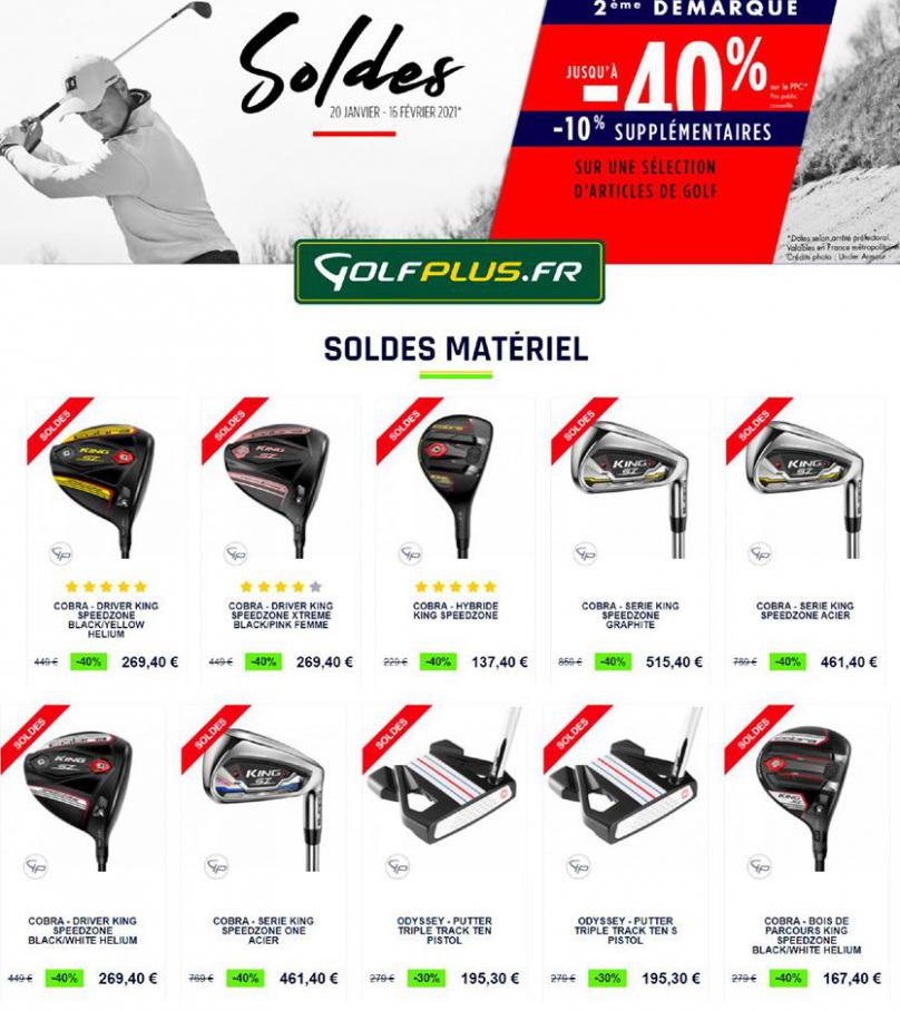 Soldes . Golf Plus (2021-02-16-2021-02-16)