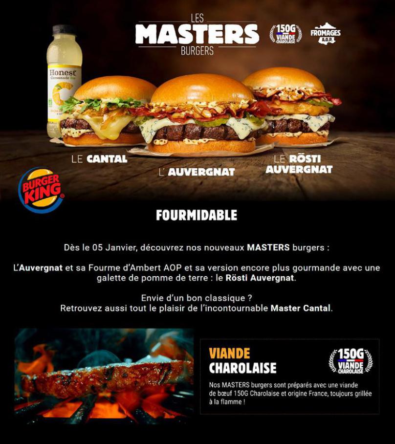 Les Masters Burgers . Burger King (2021-04-30-2021-04-30)