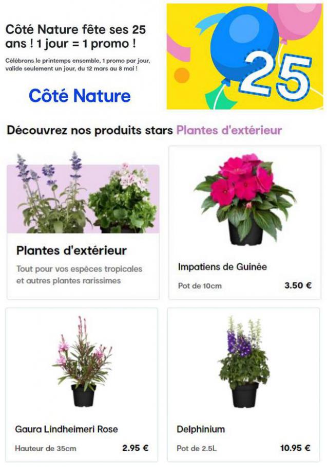Côté Nature Fête ses 25 ans! . Côté Nature (2021-05-08-2021-05-08)