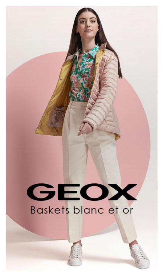 Baskets Blanc et Or . Geox (2021-05-18-2021-05-18)
