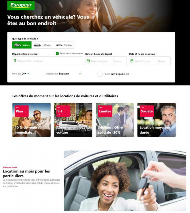 Les offres du moment . Europcar (2021-03-15-2021-03-15)