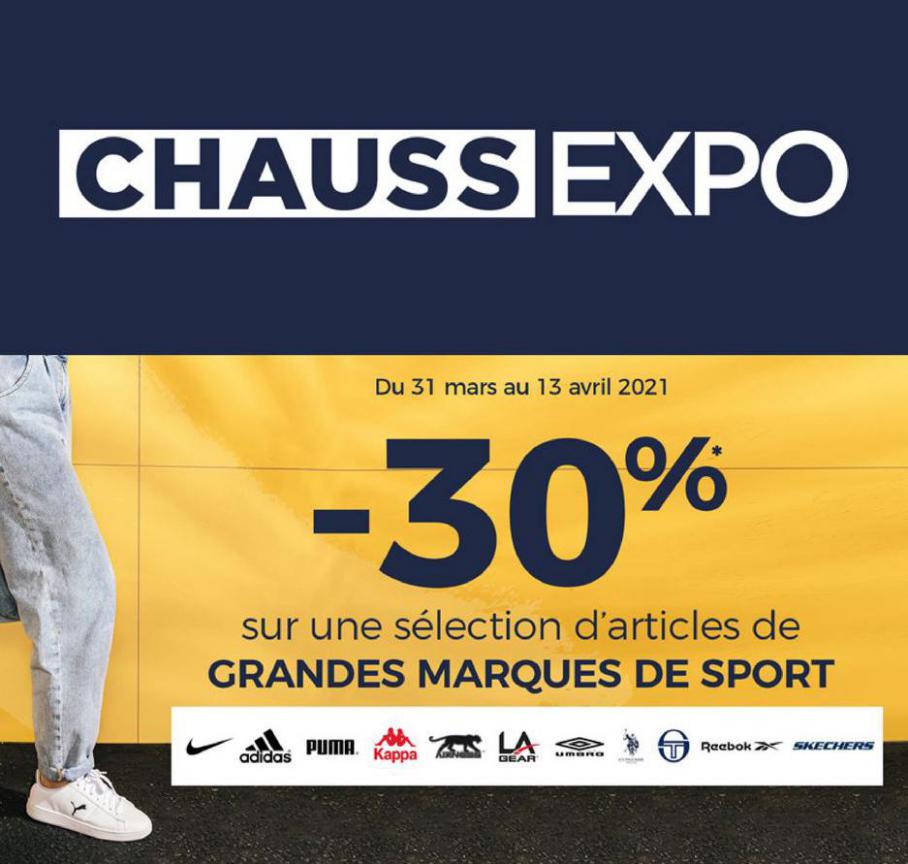 30% Rabais!! Marques de Sport!! . Chauss Expo (2021-04-13-2021-04-13)