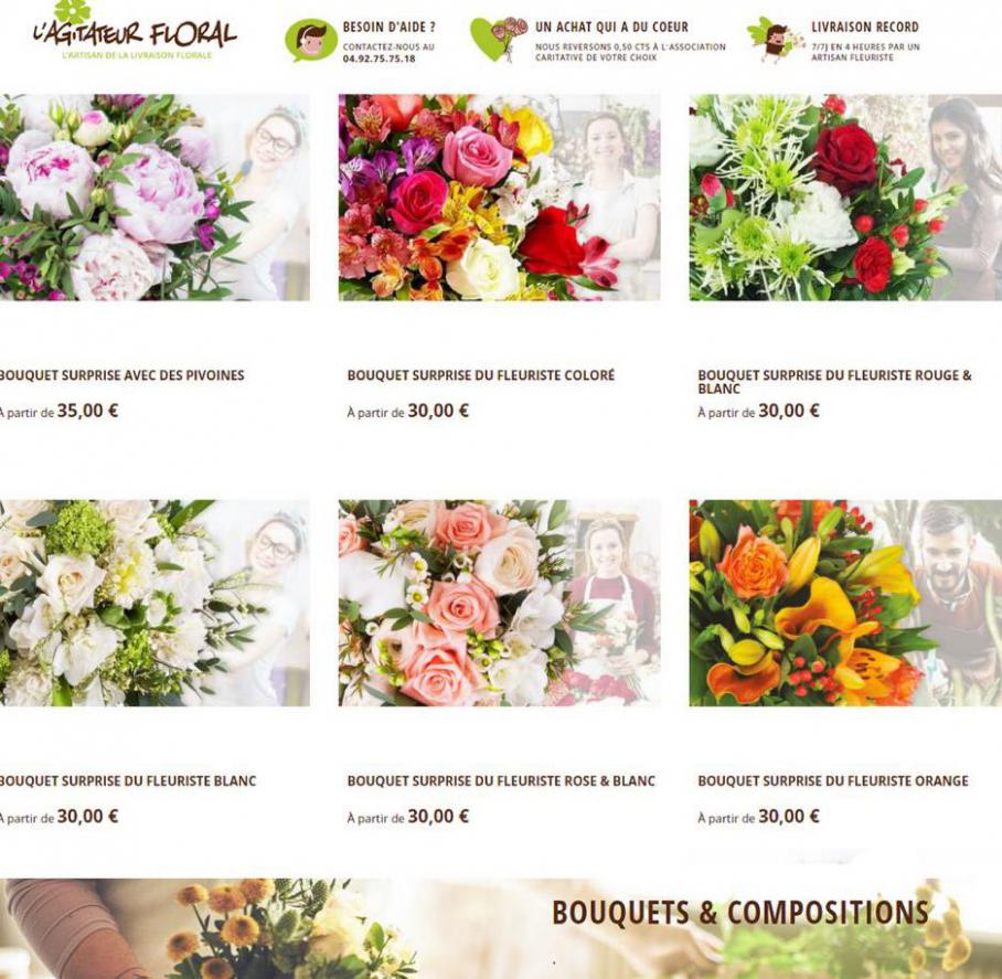 Bouquets & Compositions  . L'agitateur Floral (2021-06-06-2021-06-06)