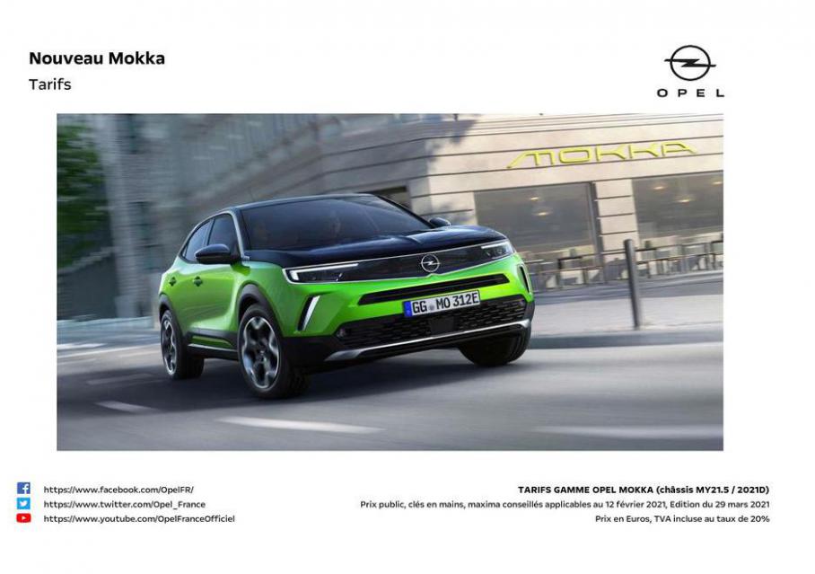 Opel - Nouveau Mokka . Opel (2022-01-31-2022-01-31)