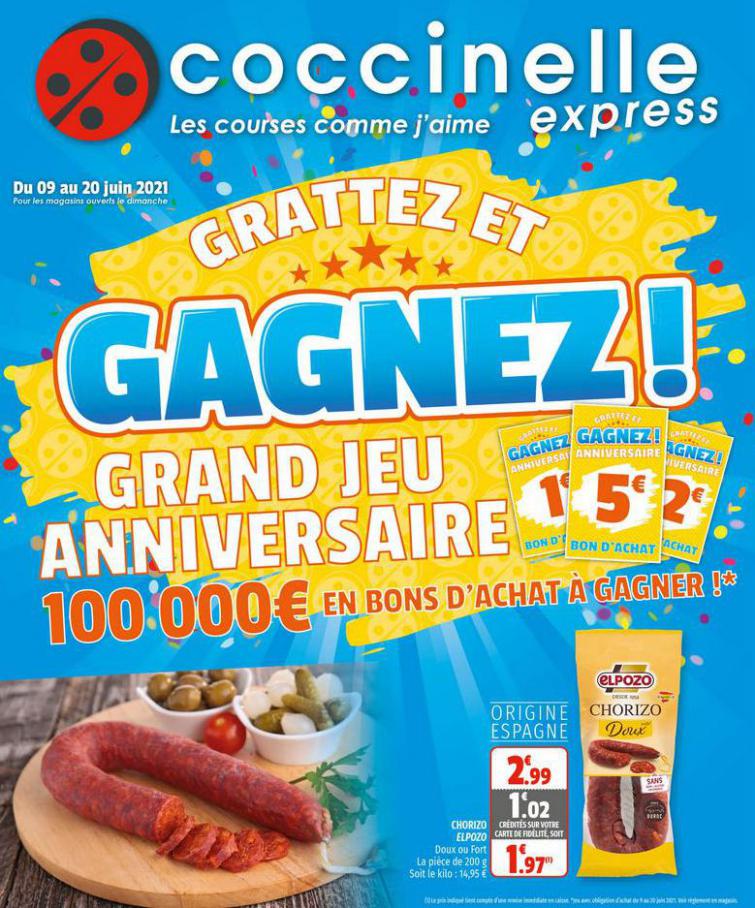 Grand jeu anniversaire. Coccinelle Express (2021-06-20-2021-06-20)
