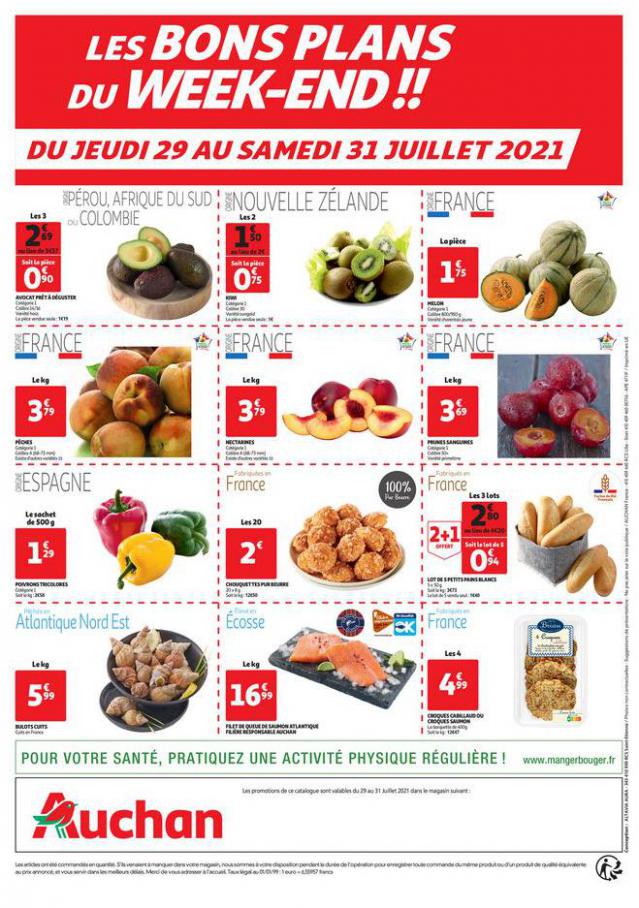 Les bons plans du week-end. Auchan Direct (2021-07-31-2021-07-31)
