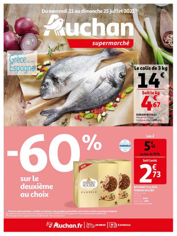 Un été tout en saveur !. Auchan Direct (2021-07-25-2021-07-25)