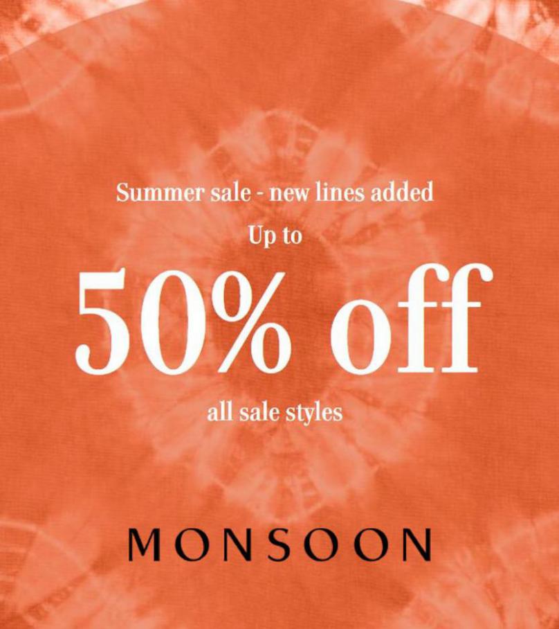 Summer Sale. Monsoon (2021-09-05-2021-09-05)