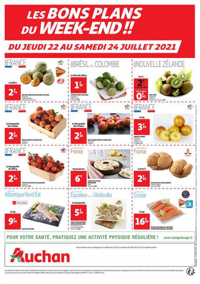 Les bons plans du week-end. Auchan Direct (2021-07-24-2021-07-24)