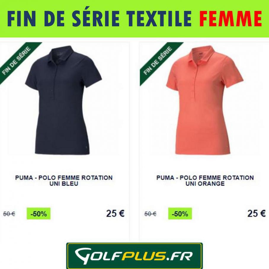 FIN DE SÉRIE TEXTILE FEMME. Golf Plus (2021-08-19-2021-08-19)