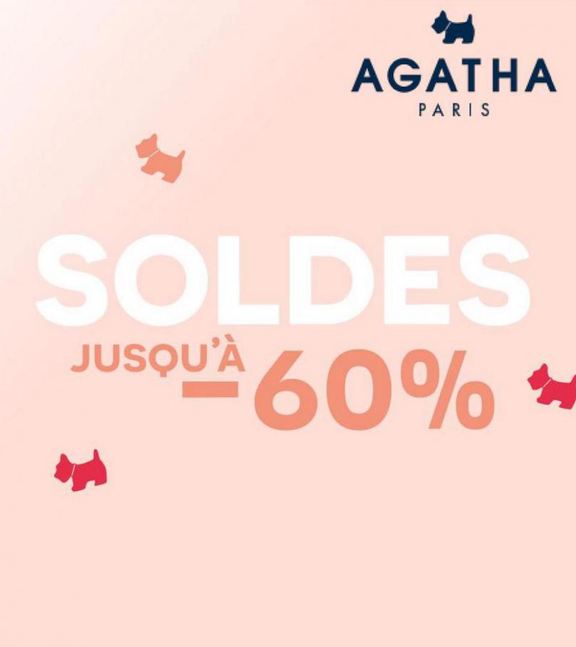 SOLDES JUSQU´Á - 60%. Agatha (2021-08-03-2021-08-03)
