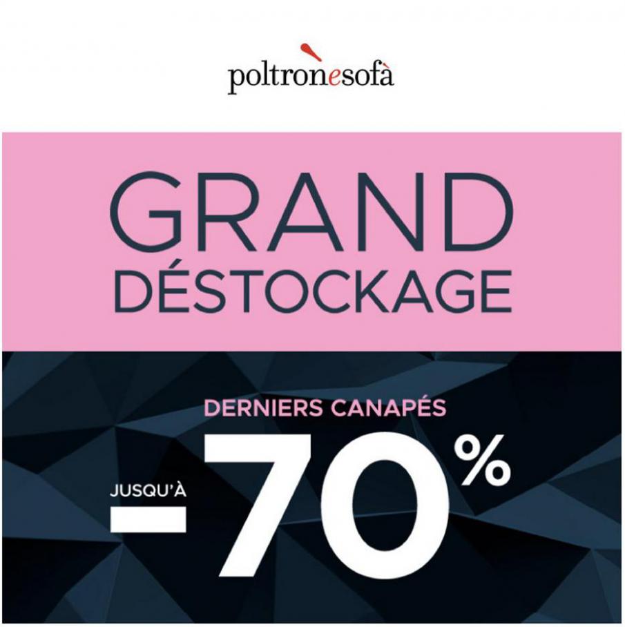 Grand Déstockage! -70% OFF. Poltronesofà (2021-08-16-2021-08-16)