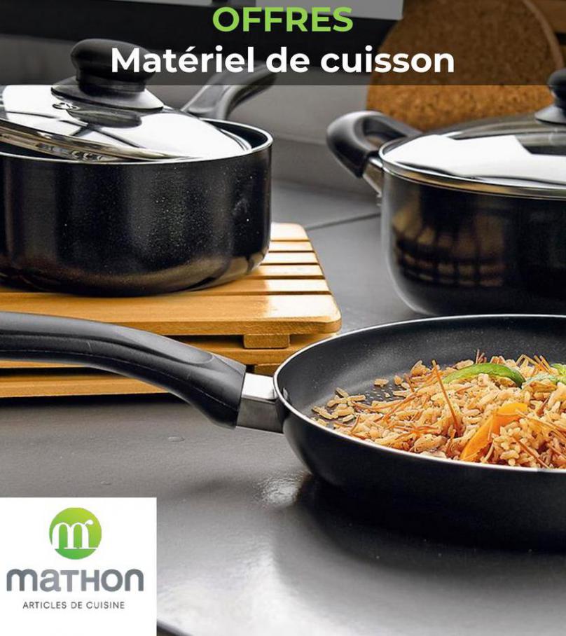 OFFRES Matériel de cuisson. Mathon (2021-08-24-2021-08-24)