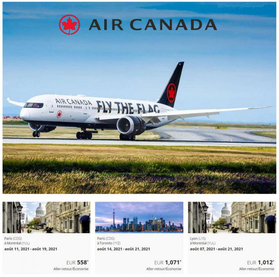 Les meilleures offres pour votre vol. Air Canada (2021-08-15-2021-08-15)