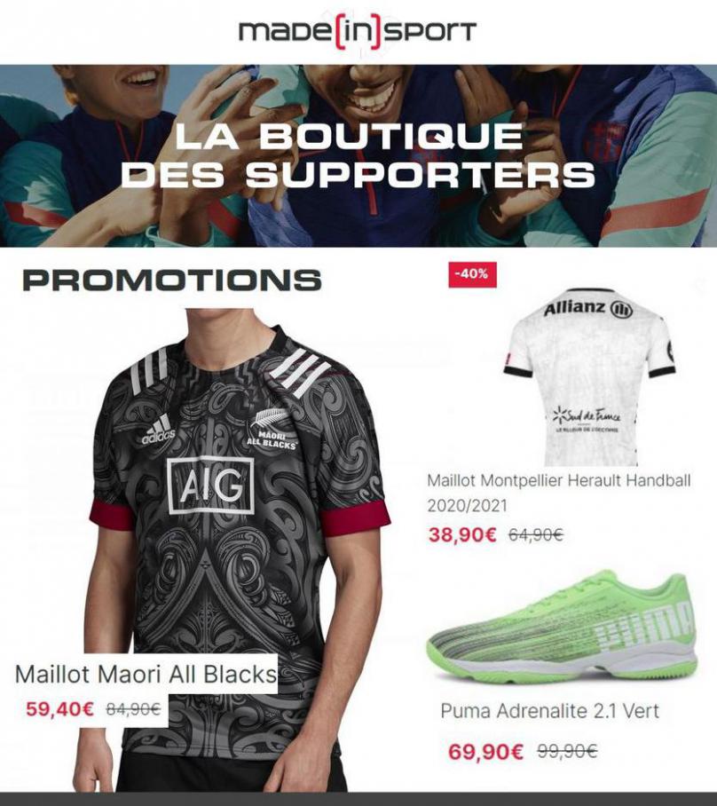 Promotions. Made in sport (2021-09-18-2021-09-18)