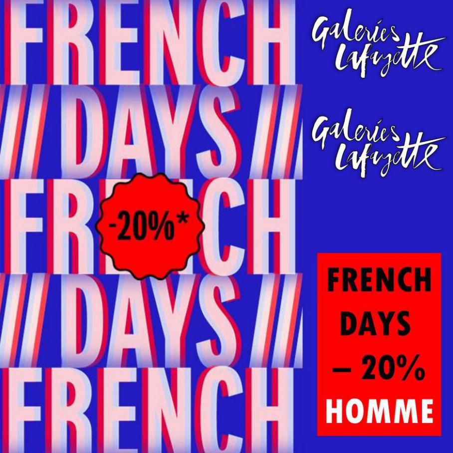 French Days - 20% HOMME. Galeries Lafayette (2021-10-04-2021-10-04)