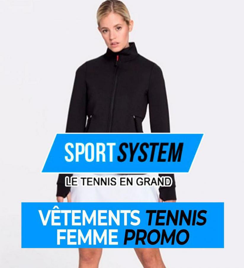 VÊTEMENTS TENNIS FEMME PROMO. Sport System (2021-09-27-2021-09-27)