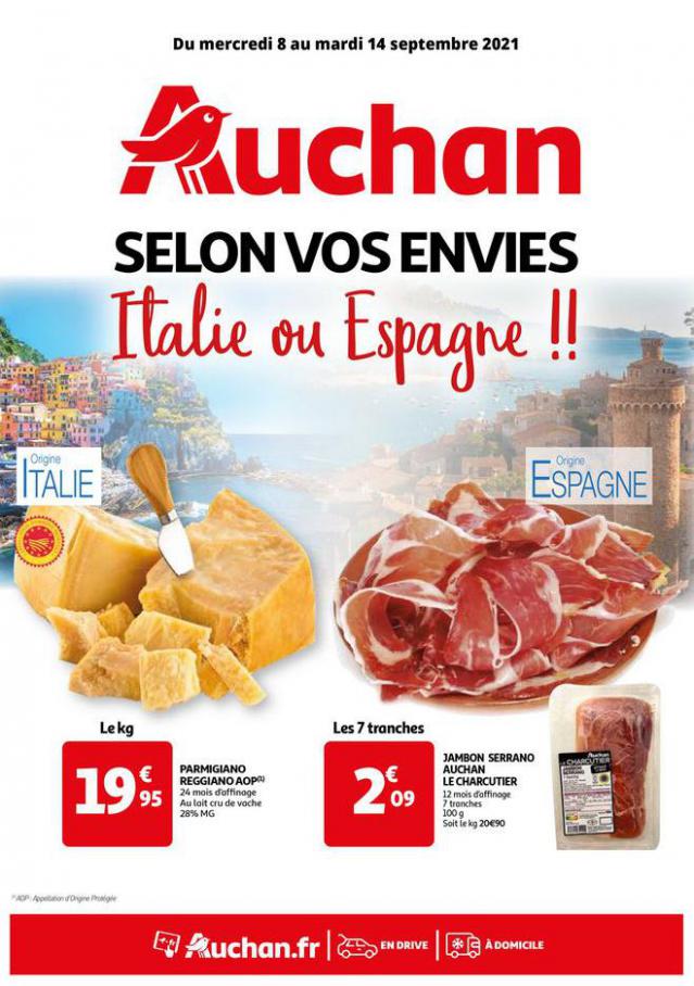 Selon vos envies, Italie ou Espagne!. Auchan Direct (2021-09-21-2021-09-21)