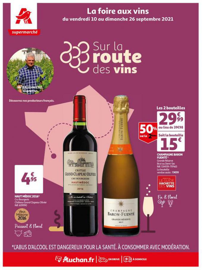 Un grand choix de vins !. Auchan Direct (2021-09-26-2021-09-26)
