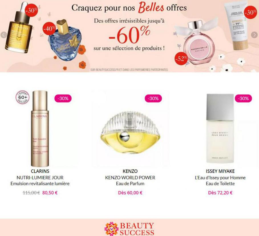 Beauty Success Les belles offres. Beauty Success (2021-09-28-2021-09-28)
