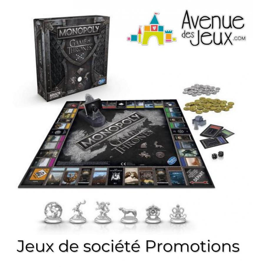 Jeux de société Promotions. Avenue des jeux (2021-10-01-2021-10-01)