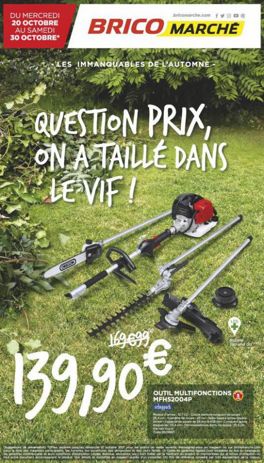Question Prix On A Taille Dans Le Vif!. Bricomarché (2021-10-30-2021-10-30)
