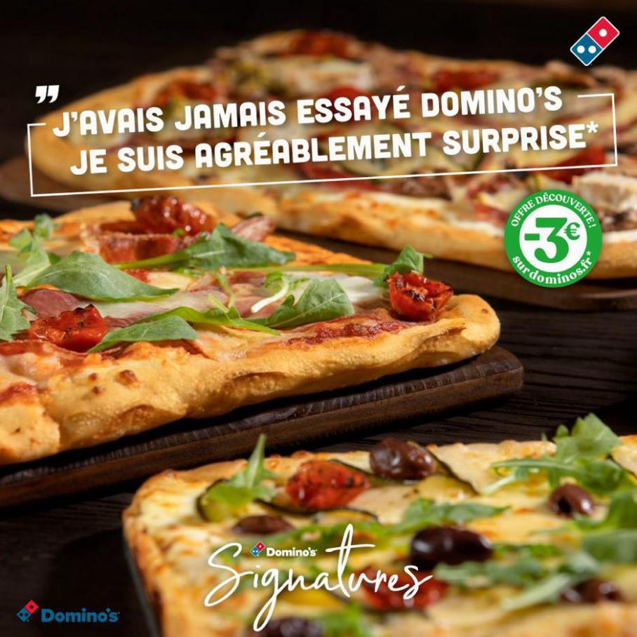 -3€ sur votre pizza Signature !. Domino’s Pizza (2021-10-03-2021-10-03)