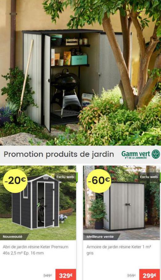 Promotion produits de jardin. Gamm vert (2021-10-17-2021-10-17)