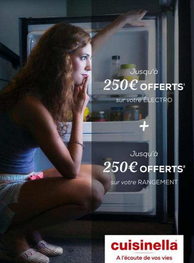 250€ offerts sur votre électro & rangement. Cuisinella (2021-11-27-2021-11-27)