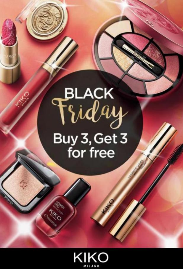 Black Friday - Buy 3 get 3 for free. Kiko (2021-11-30-2021-11-30)