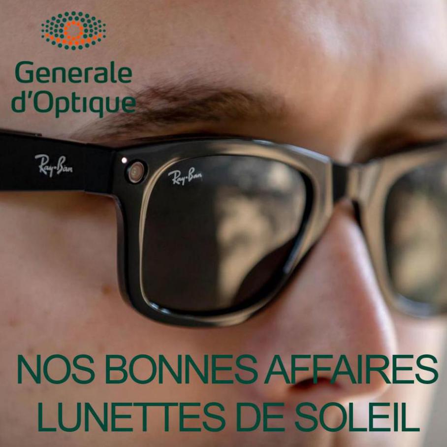 Nos bonnes affaires lunettes de soleil. Générale Optique (2021-11-23-2021-11-23)