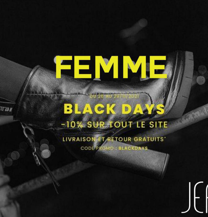 BLACK DAYS FEMME JEF. JEF Chaussures (2021-11-29-2021-11-29)