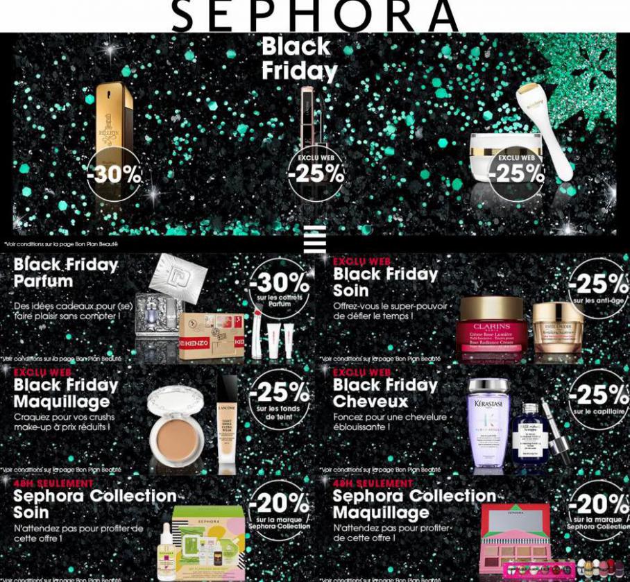 Offres Sephora Black Friday. Sephora (2021-11-28-2021-11-28)