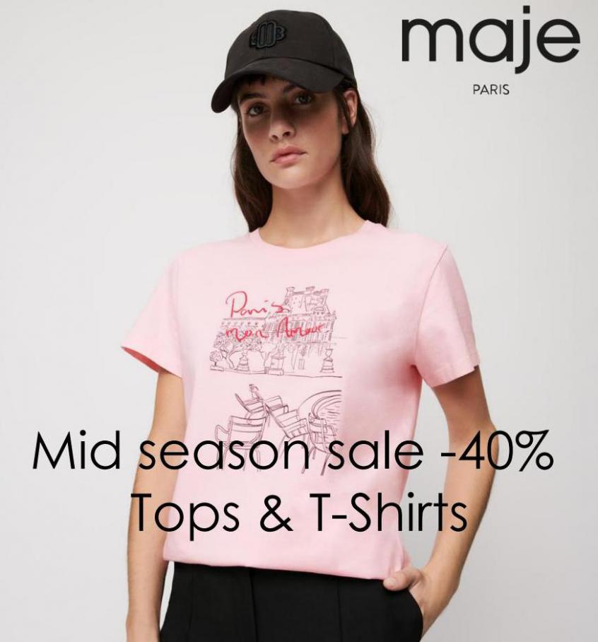 Mid season sale -40% Tops & T-Shirts. Maje (2021-11-29-2021-11-29)