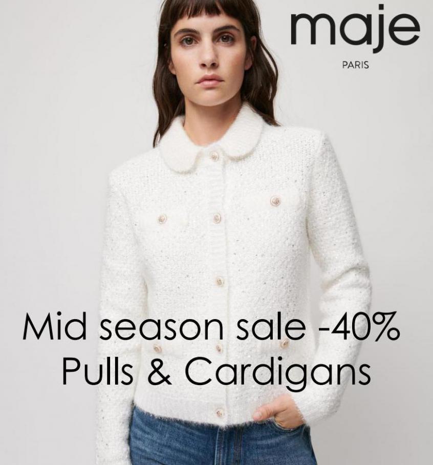 Mid season sale -40% Pulls & Cardigans. Maje (2021-11-29-2021-11-29)