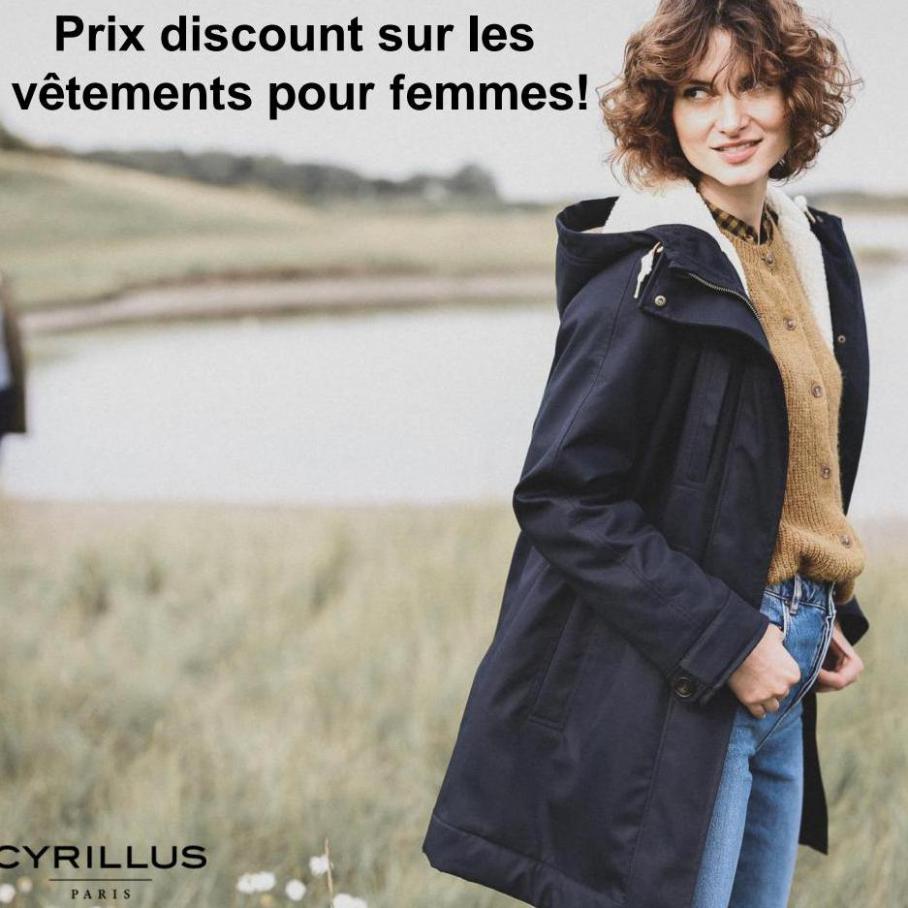 Prix ??discount sur les vêtements pour femmes!. Cyrillus (2022-02-10-2022-02-10)