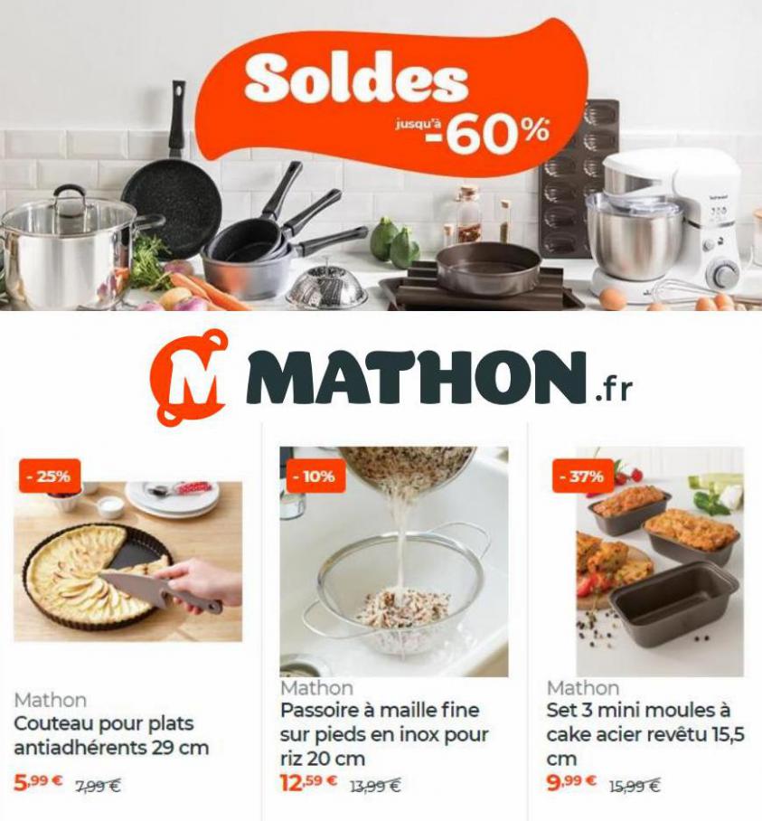 SOLDES -60%. Mathon (2022-01-20-2022-01-20)