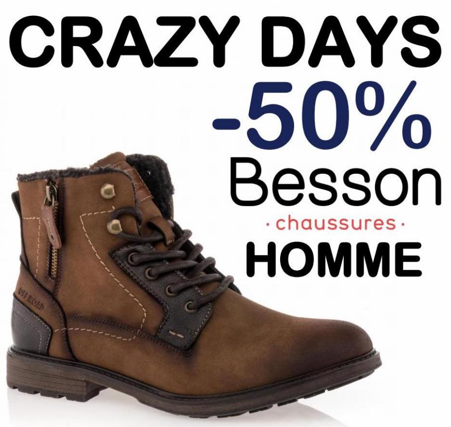 CRAZY DAYS -50% HOMME. Besson (2022-01-18-2022-01-18)