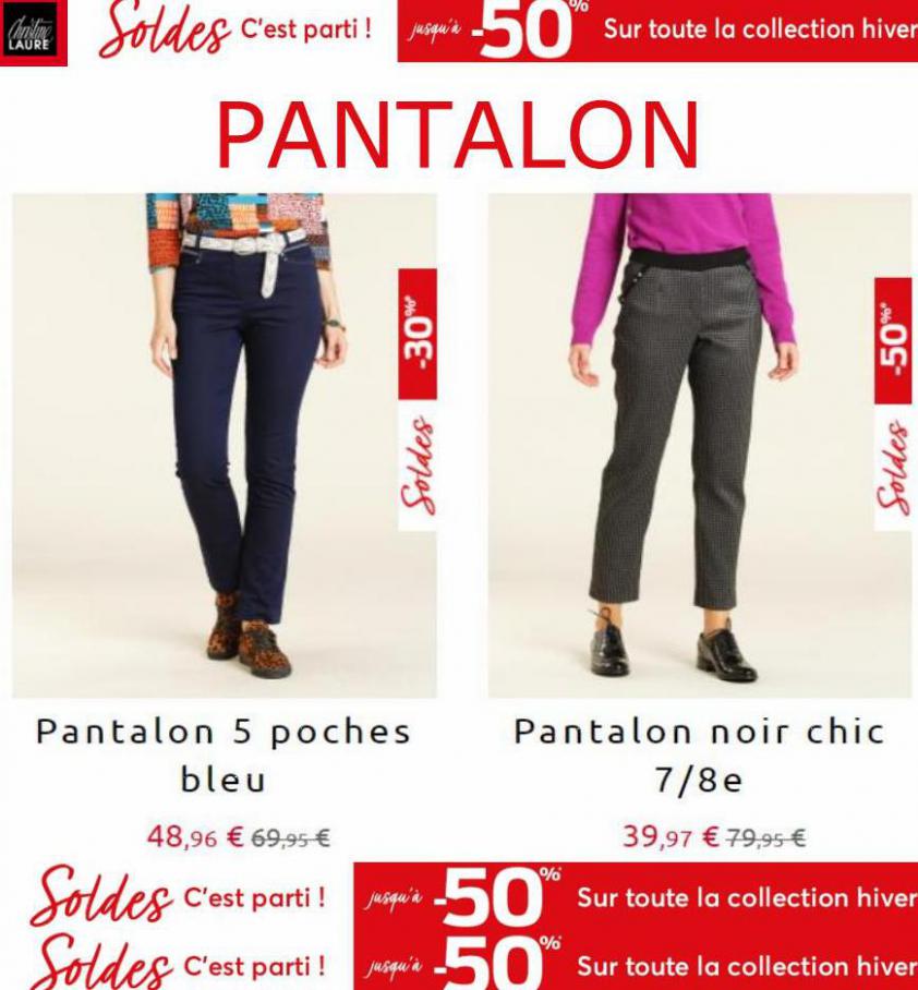 PANTALON SOLDES. Christine Laure (2022-01-24-2022-01-24)