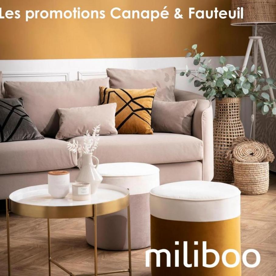 Les promotions Canapé & Fauteuil. Miliboo (2022-01-25-2022-01-25)