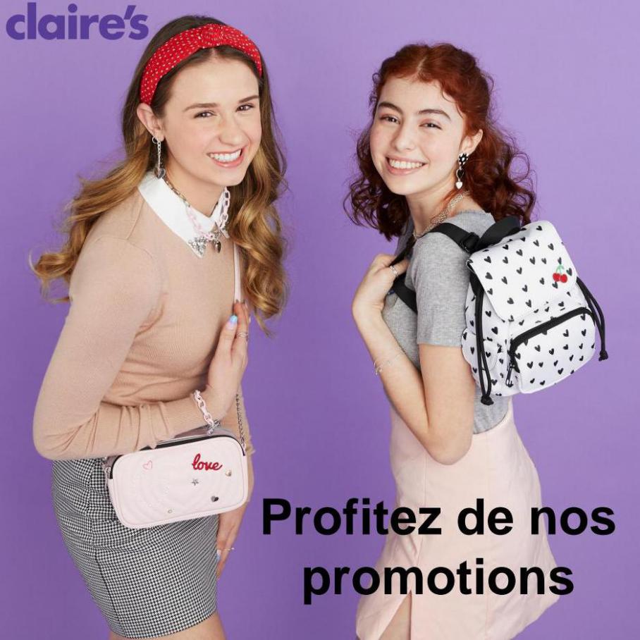 Profitez de nos promotions claires. Claire's (2022-02-09-2022-02-09)