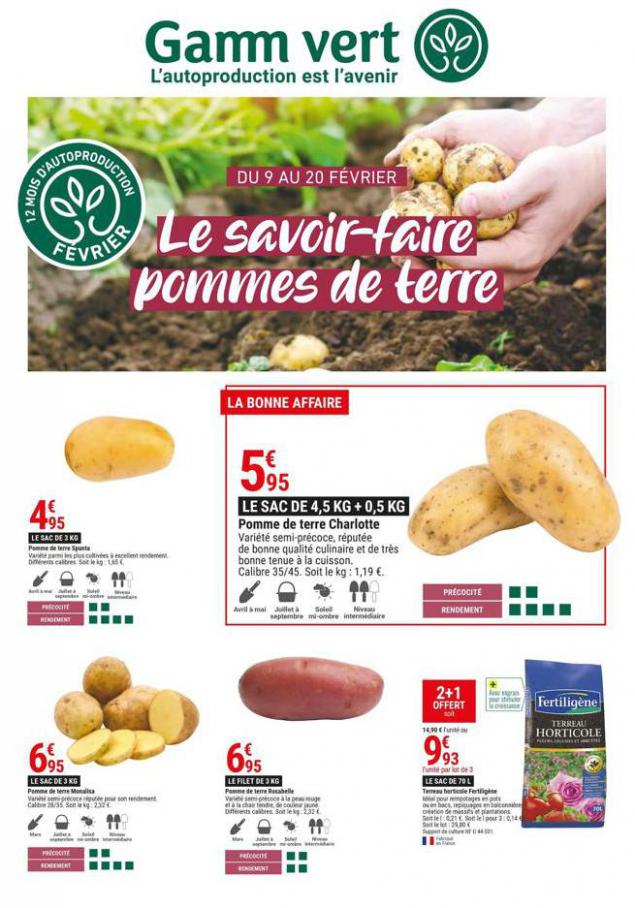 Le savoir-faire pommes de terre. Gamm vert (2022-02-20-2022-02-20)
